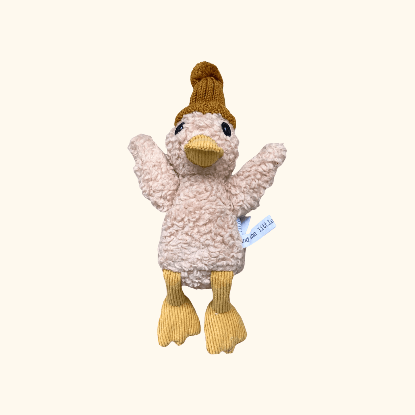 Soft plush toy – Petunia the Duck by And The Little Dog Laughed, stocked by Arch & Ted