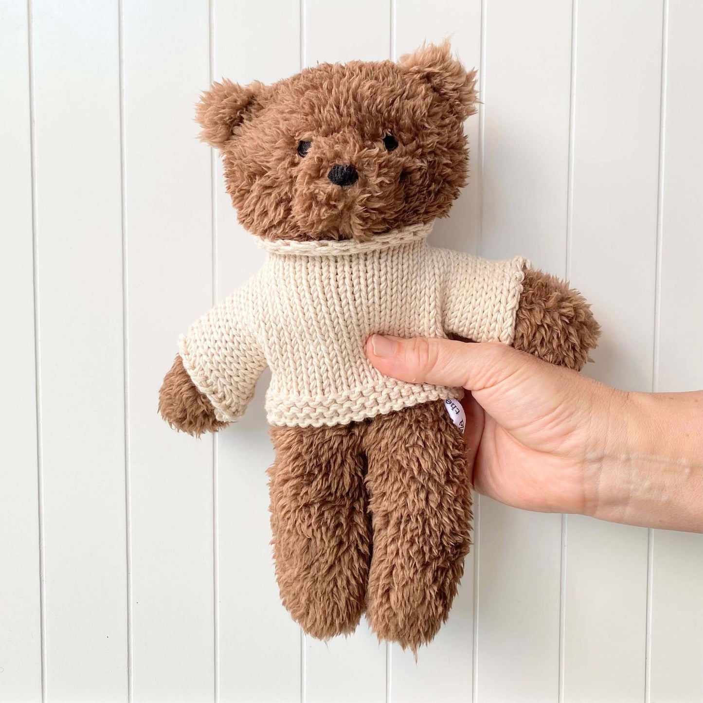 Soft plush toy – Milo The Bear by And The Little Dog Laughed, stocked by Arch & Ted