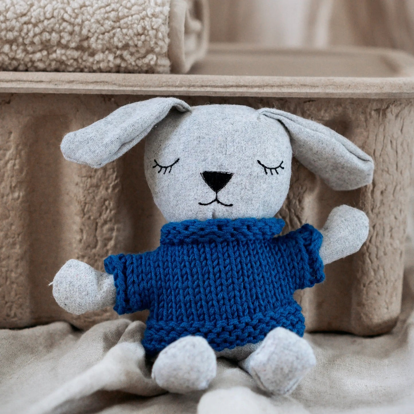 Soft plush toy – Albert Dog by And The Little Dog Laughed, stocked by Arch & Ted