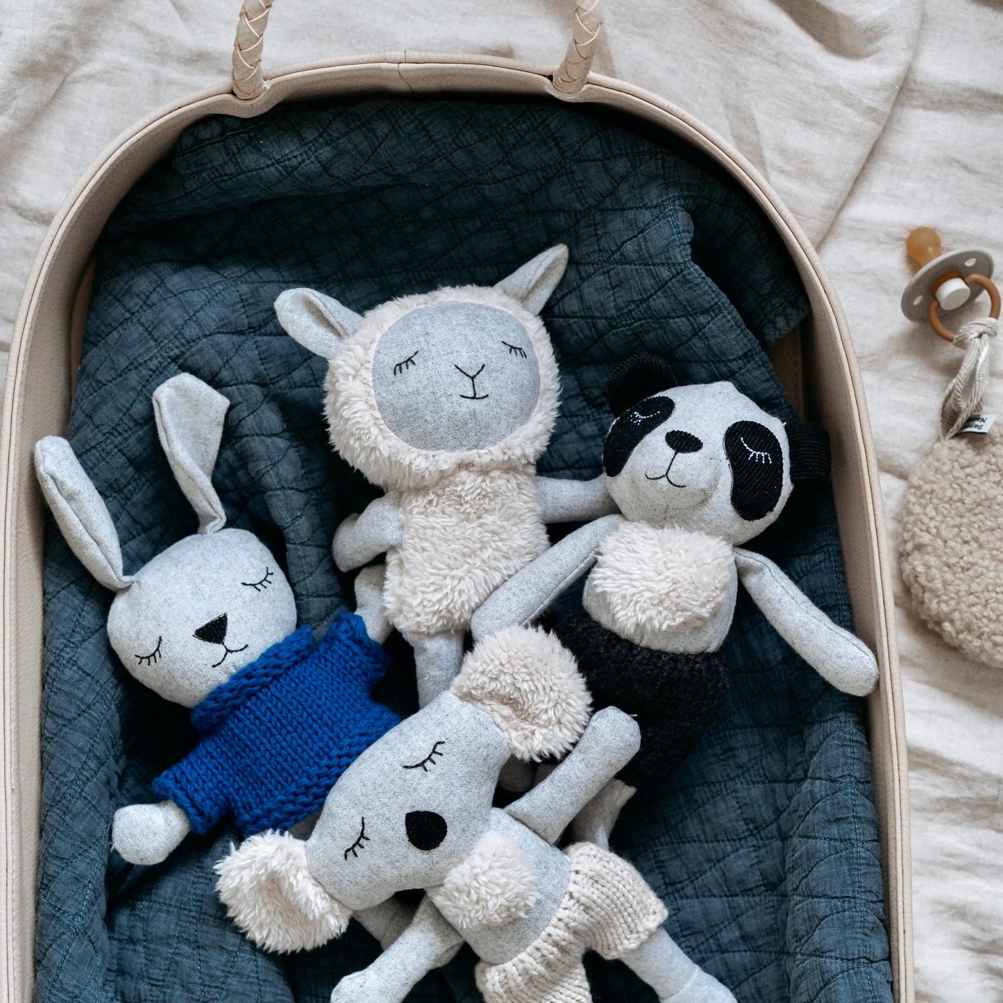 Soft plush toy – Pearl The Panda by And The Little Dog Laughed, stocked by Arch & Ted