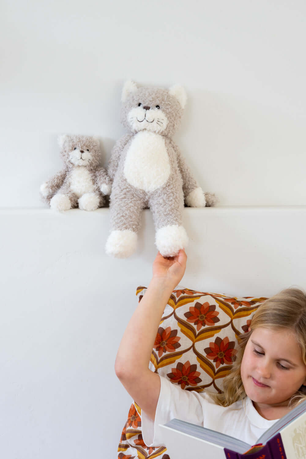 Checkers the Kitten Grey