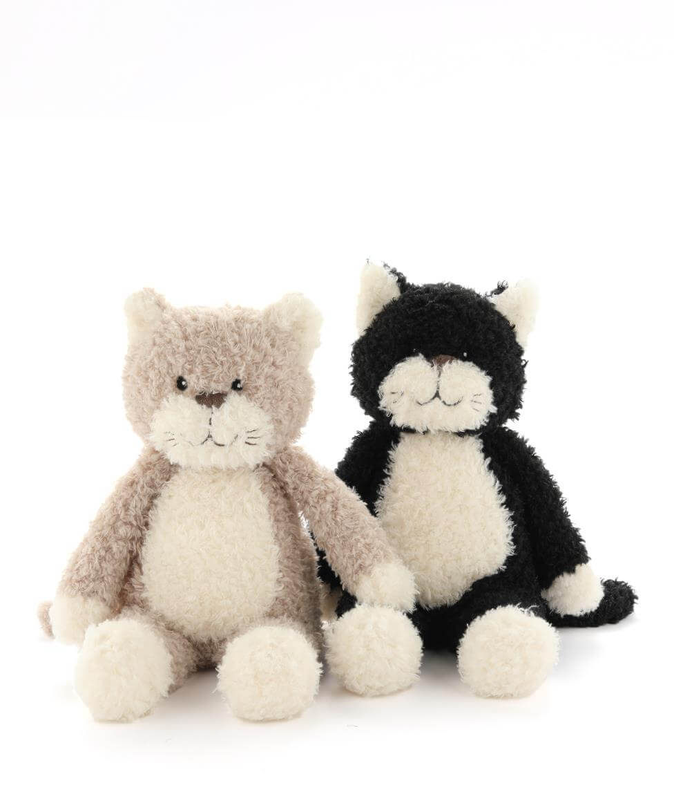 Nana Huchy - Checkers The Cat Grey | Plush Toy | Arch & Ted - Australia
