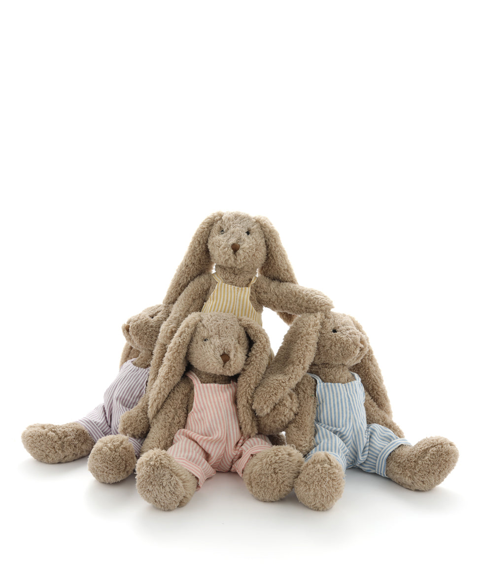 Honey Bunny | Overalls - Blue Stripe