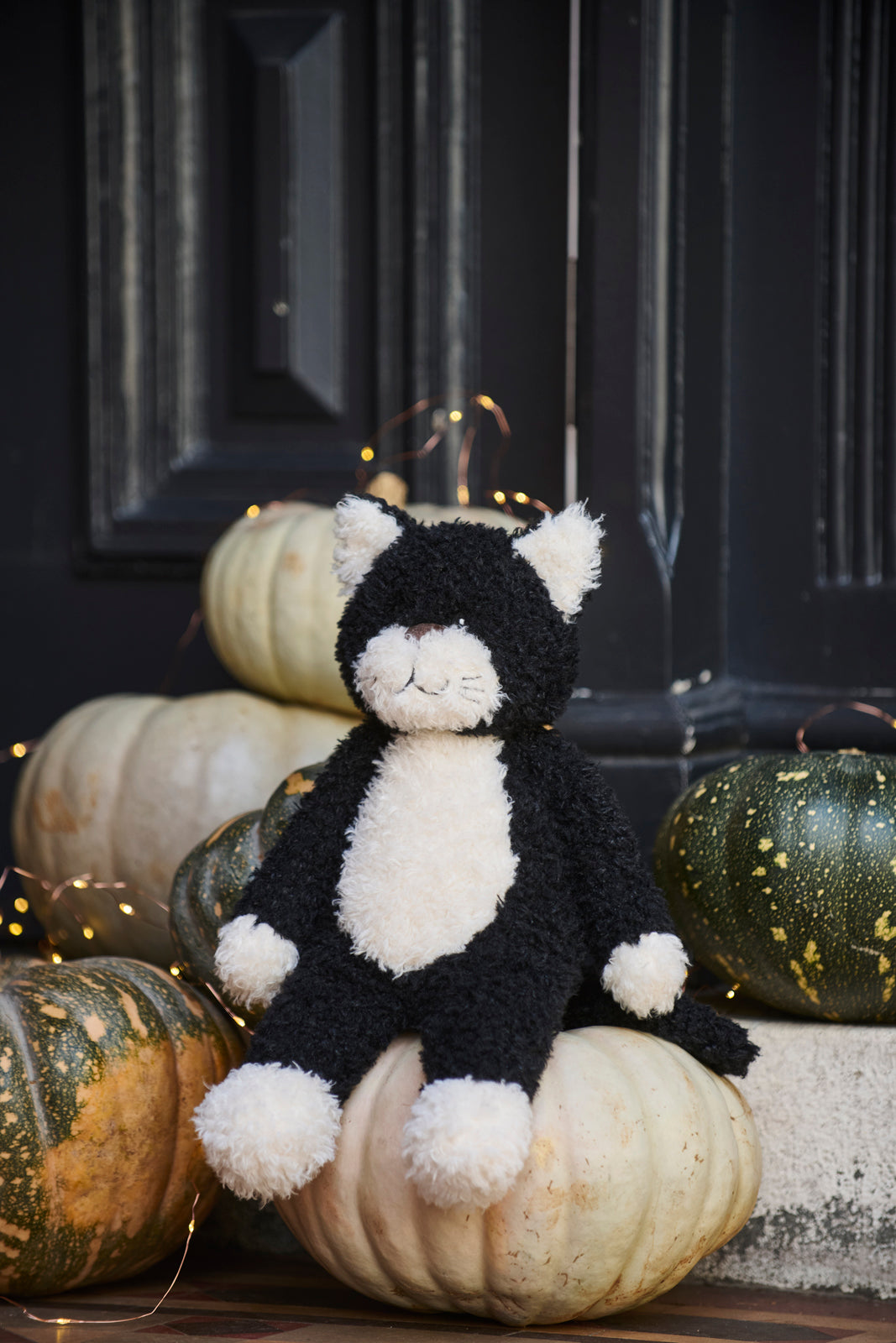 Nana Huchy - Checkers The Cat Black | Plush Toy | Arch & Ted - Australia