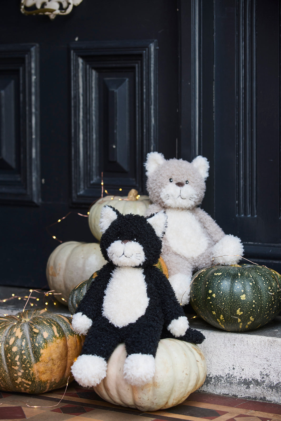 Nana Huchy - Checkers The Cat Black | Plush Toy | Arch & Ted - Australia