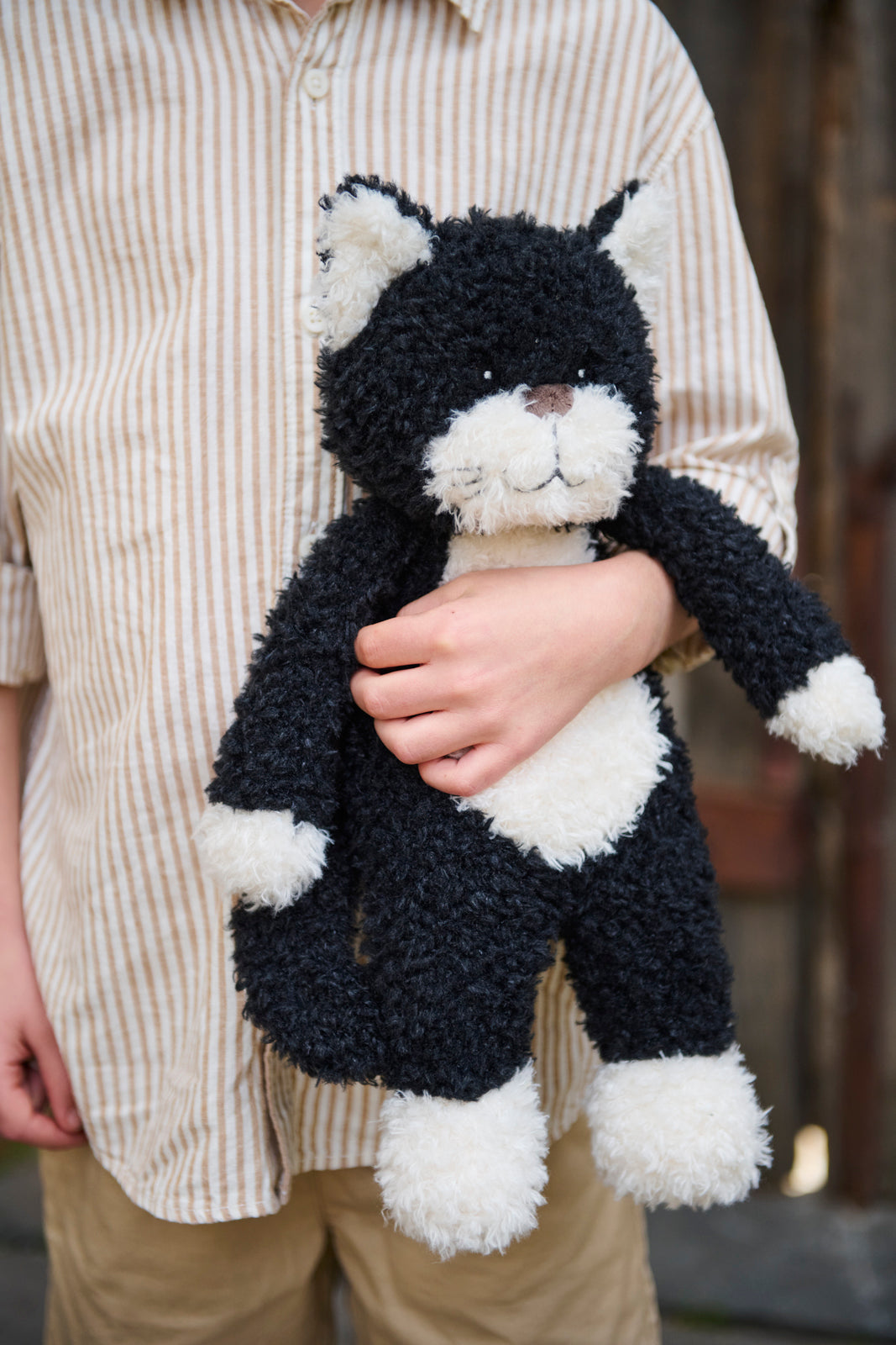 Nana Huchy - Checkers The Cat Black | Plush Toy | Arch & Ted - Australia
