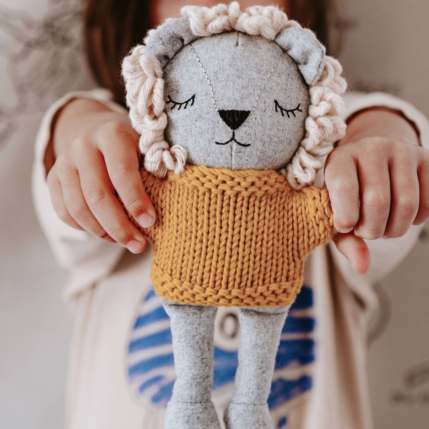 Soft plush toy – Percy The Lion by And The Little Dog Laughed, stocked by Arch & Ted
