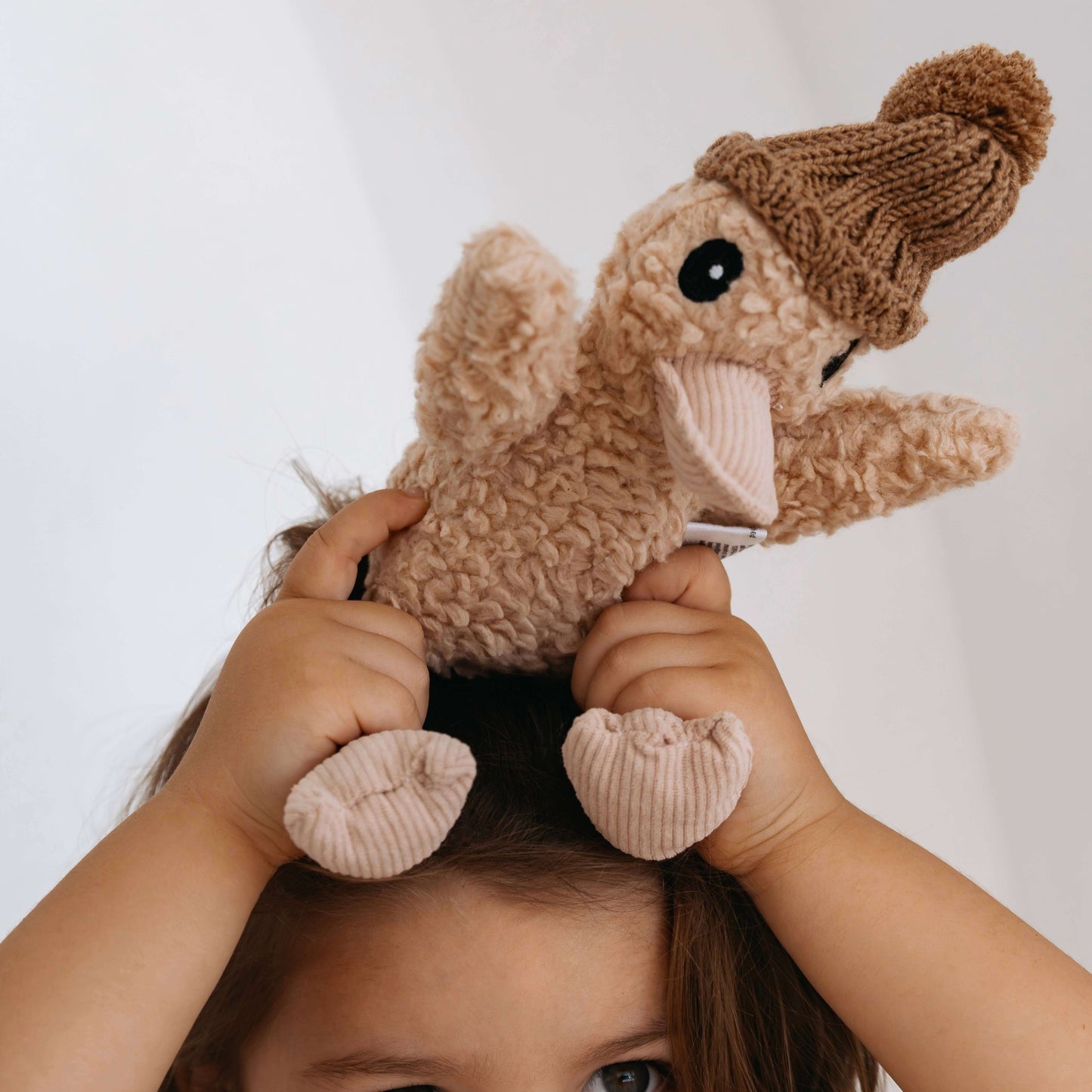 Soft plush toy – Poppy the Duck by And The Little Dog Laughed, stocked by Arch & Ted