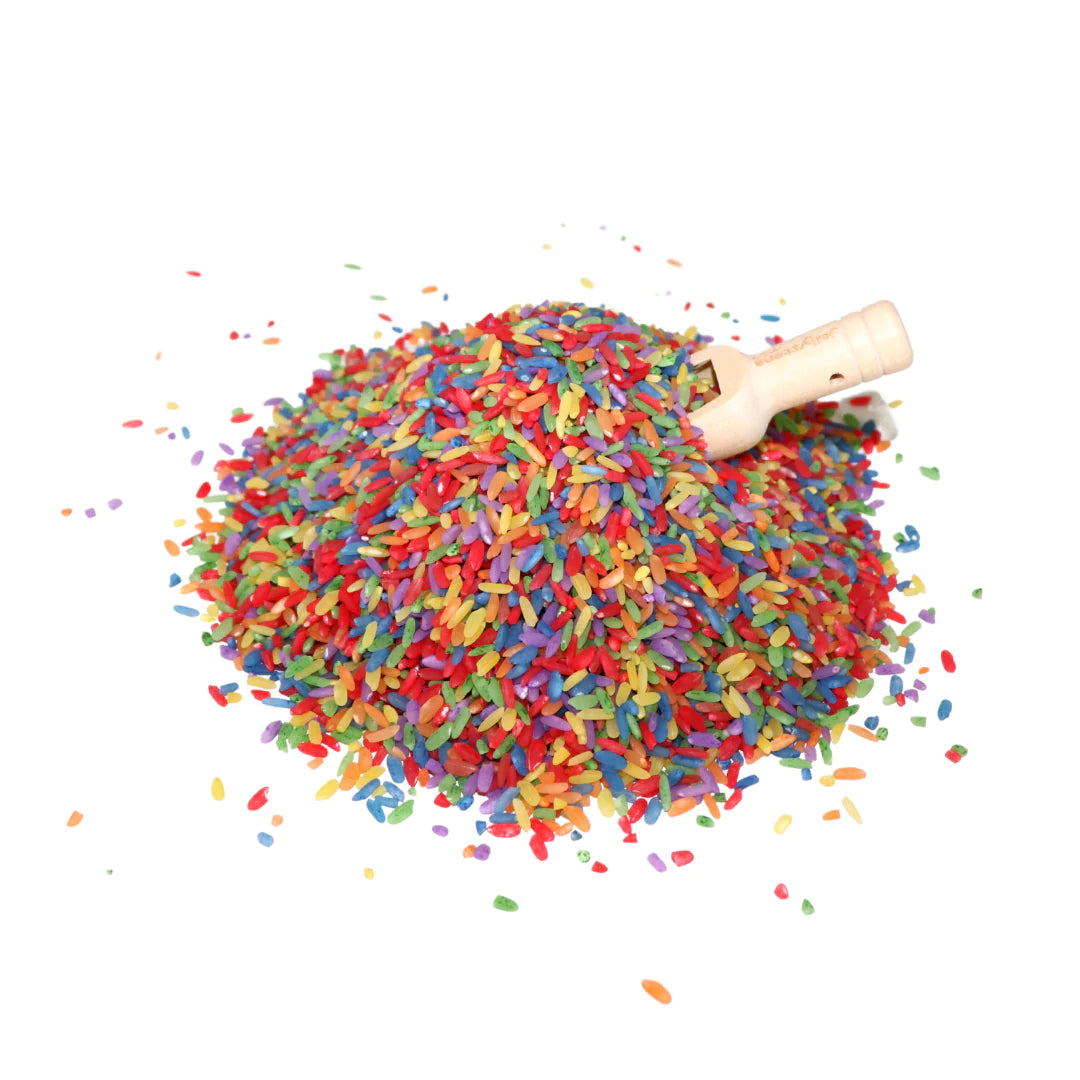 Sensory Rice - Bright Rainbow
