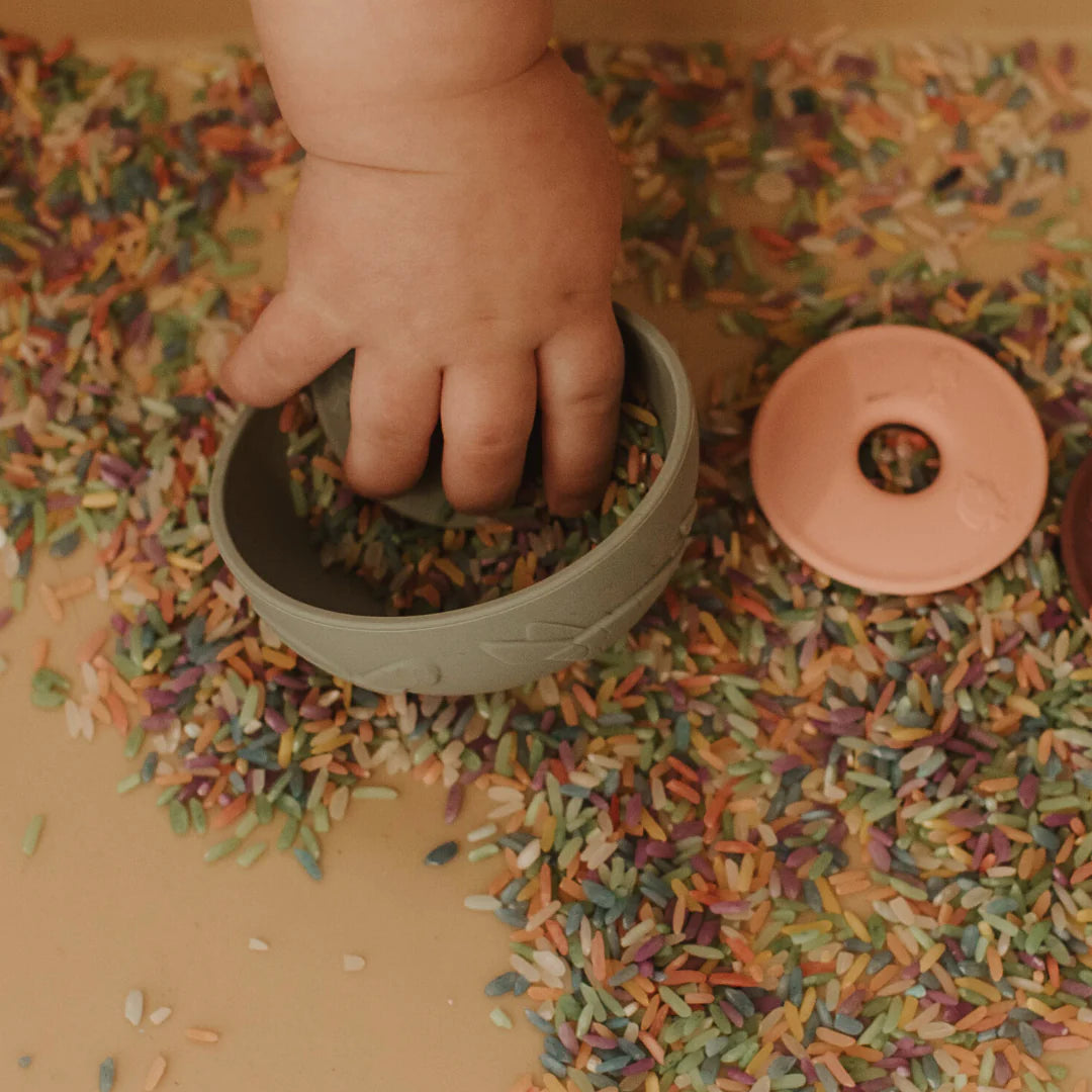 Sensory Rice - Bright Rainbow