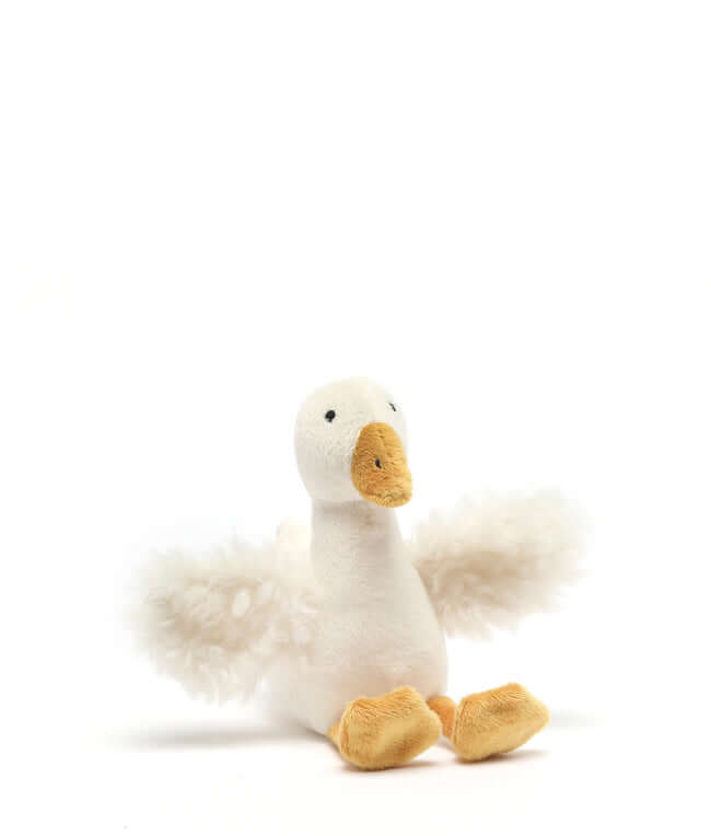 Snowy the Goose Rattle - Nana Huchy | Soft Plush Toy | Arch & Ted - Australia