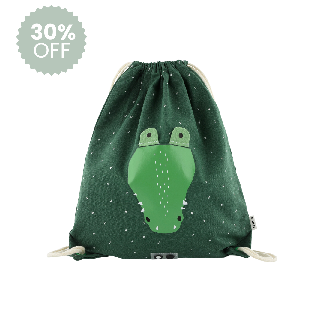 Trixie Drawstring Bag - Mr. Crocodile