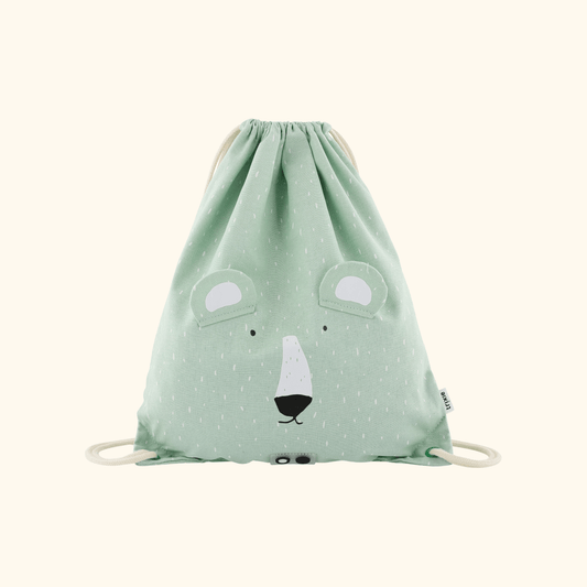 Trixie Drawstring Bag - Mr. Polar Bear