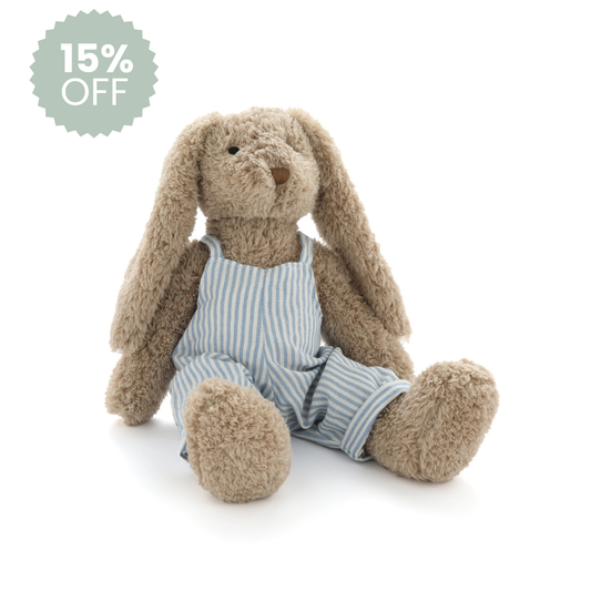 Honey Bunny | Overalls - Blue Stripe