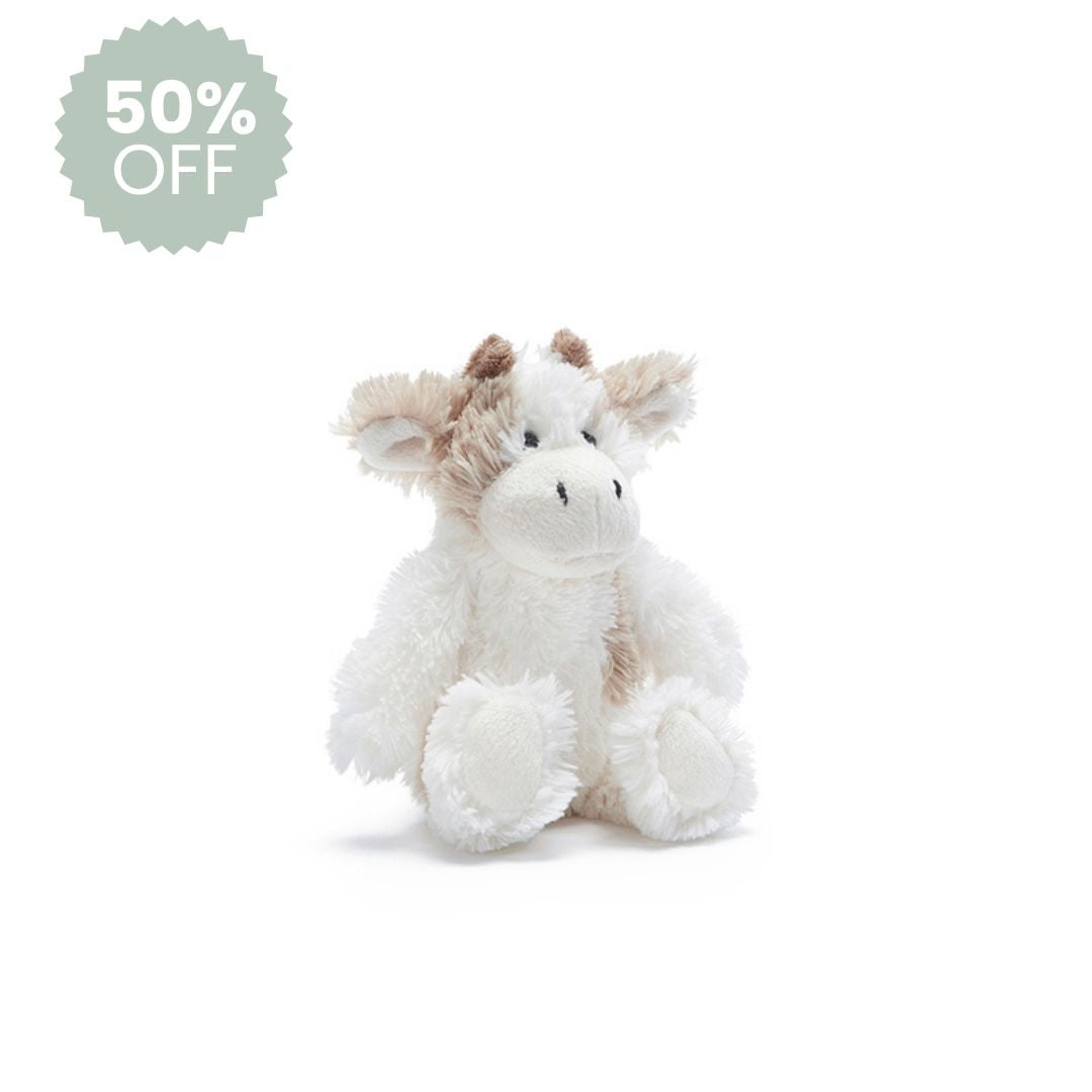 Mini Clover the Cow Rattle  - Beige