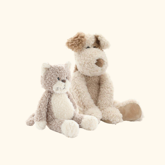 Buddy Dog & Checkers Cat (grey) Set