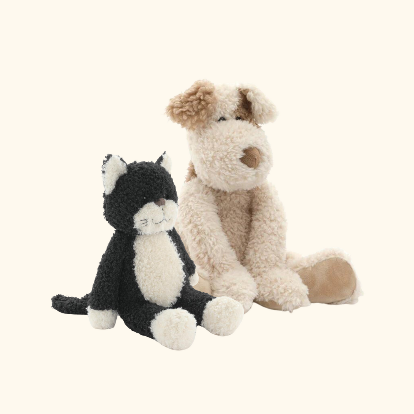 Buddy Dog & Checkers Cat (black) Set