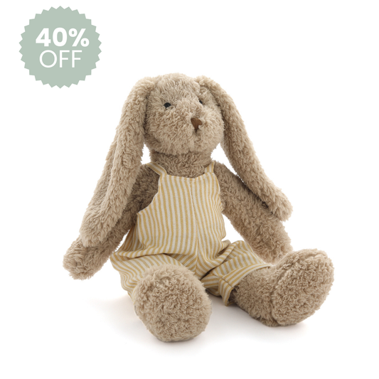 Honey Bunny | Overalls - Mustard Stripe