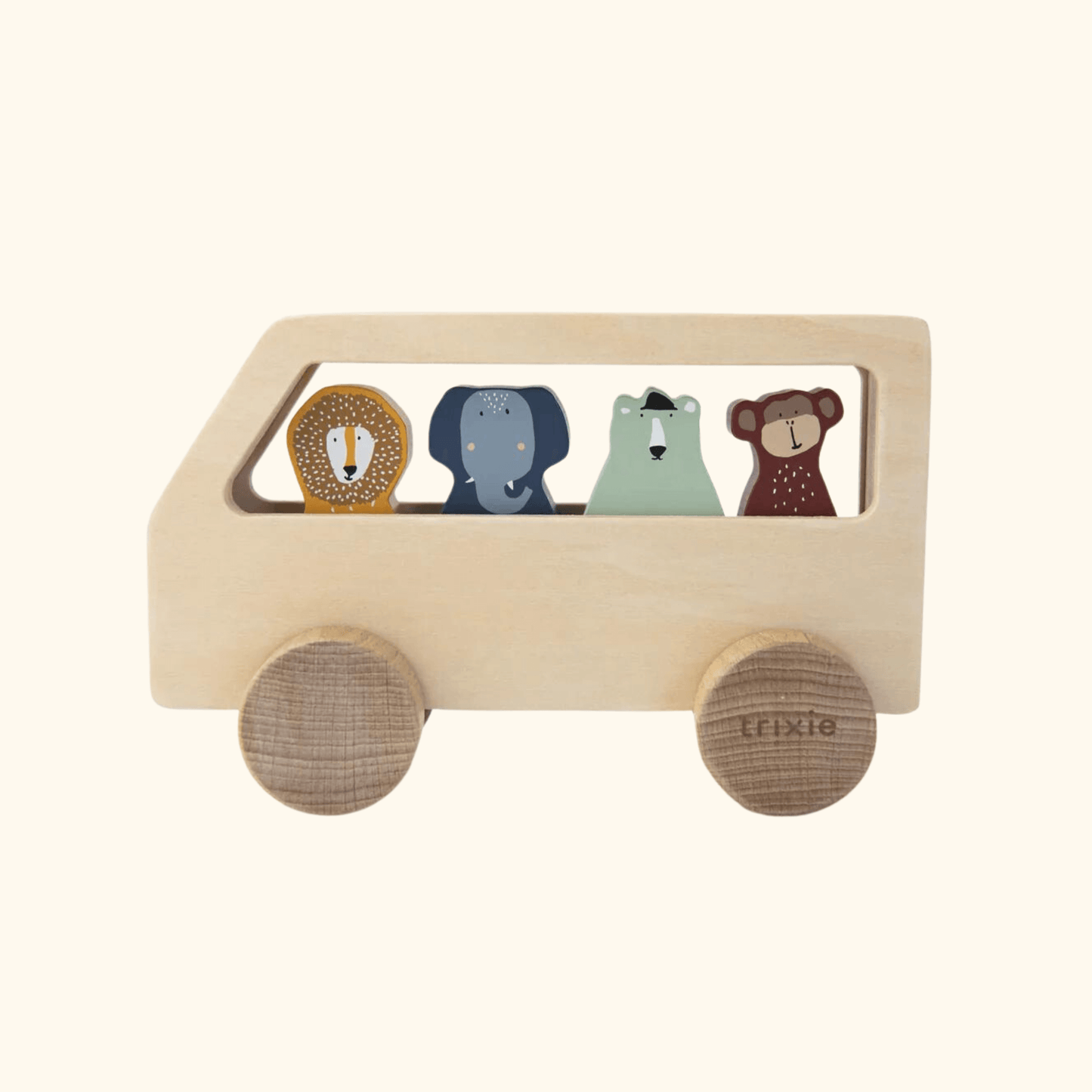 Wooden Animal Bus