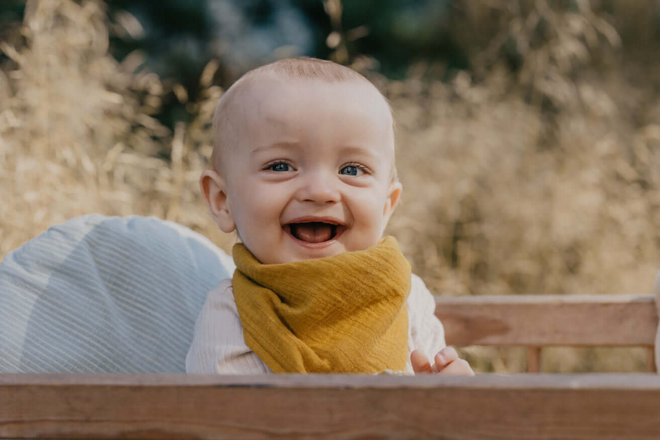 Bandana Bib - Caramel