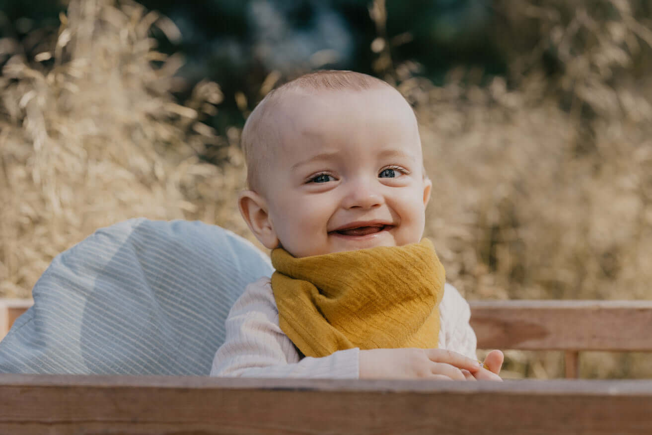 Bandana Bib - Caramel