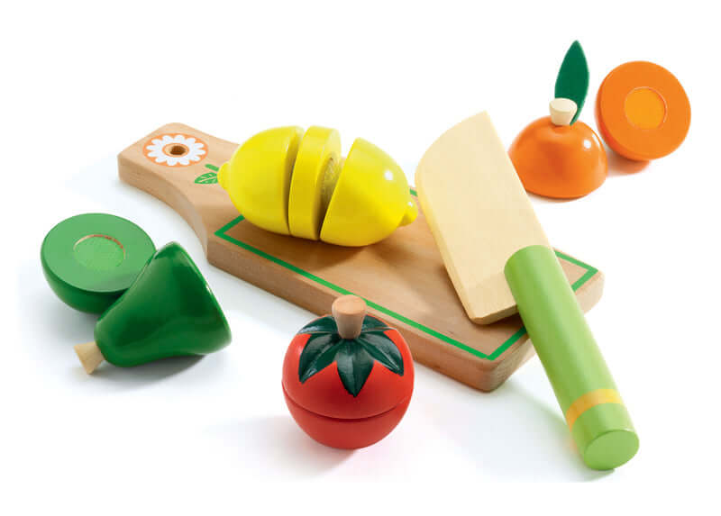 Fruit & Vegies To Cut Role Play Set