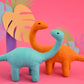 Dainty Dinosaur - Turquoise Brontosaurus