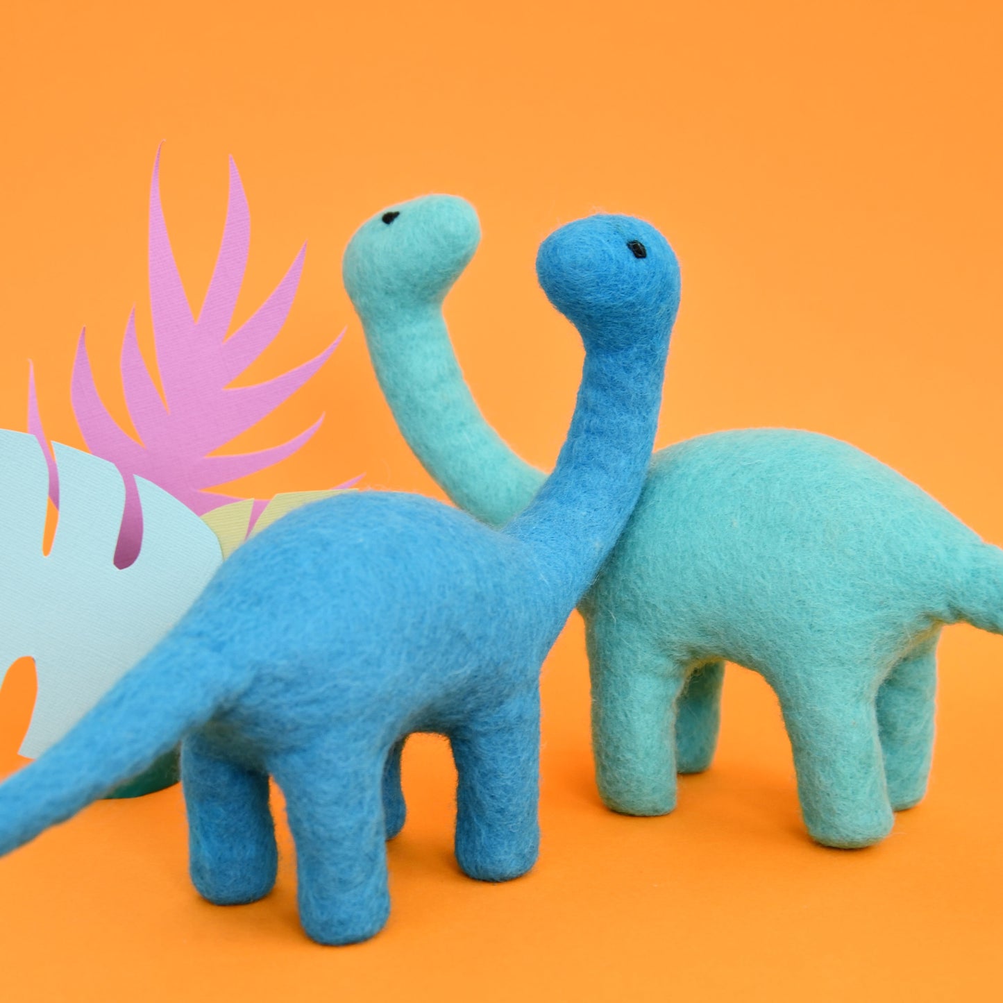 Determined Dinosaur - Blue Brontosaurus