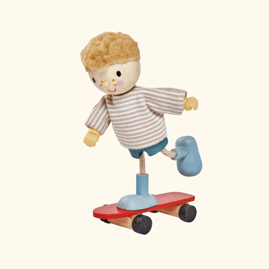 Edward with Flexible Limbs & His Skateboard