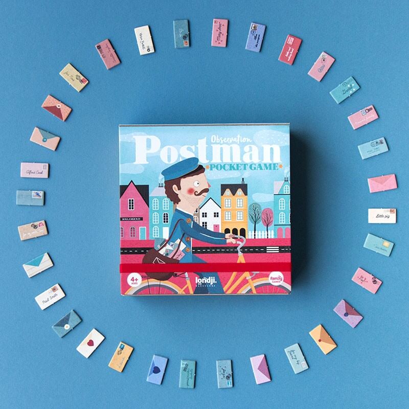 Londji - Pocket Game Postman | Children's Puzzle Board Game | Arch & Ted - Australia