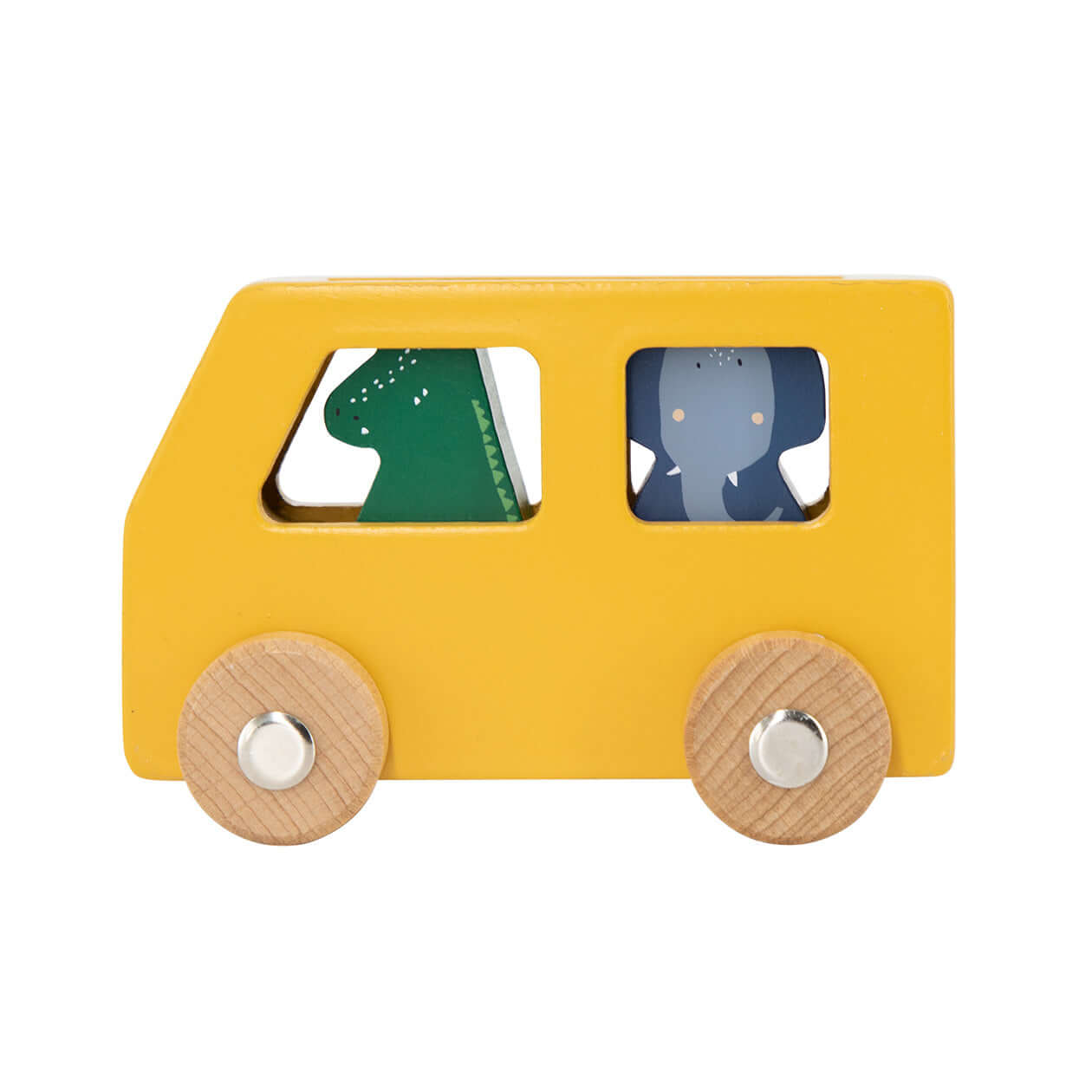 Wooden Animal Car Set