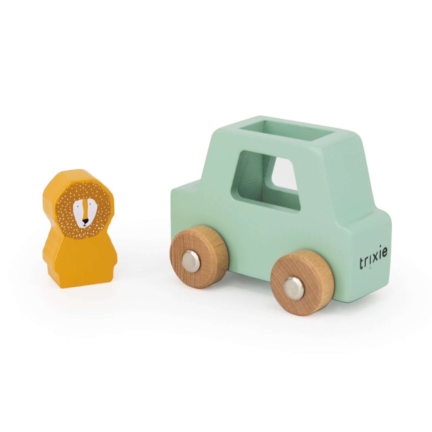 Wooden Animal Car Set