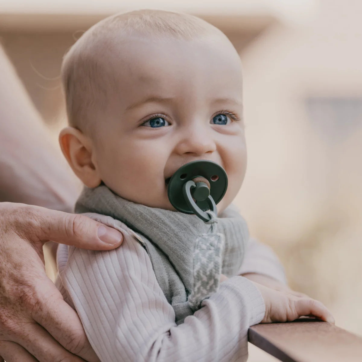 Pacifier Clip - Pale Butter / Ivory