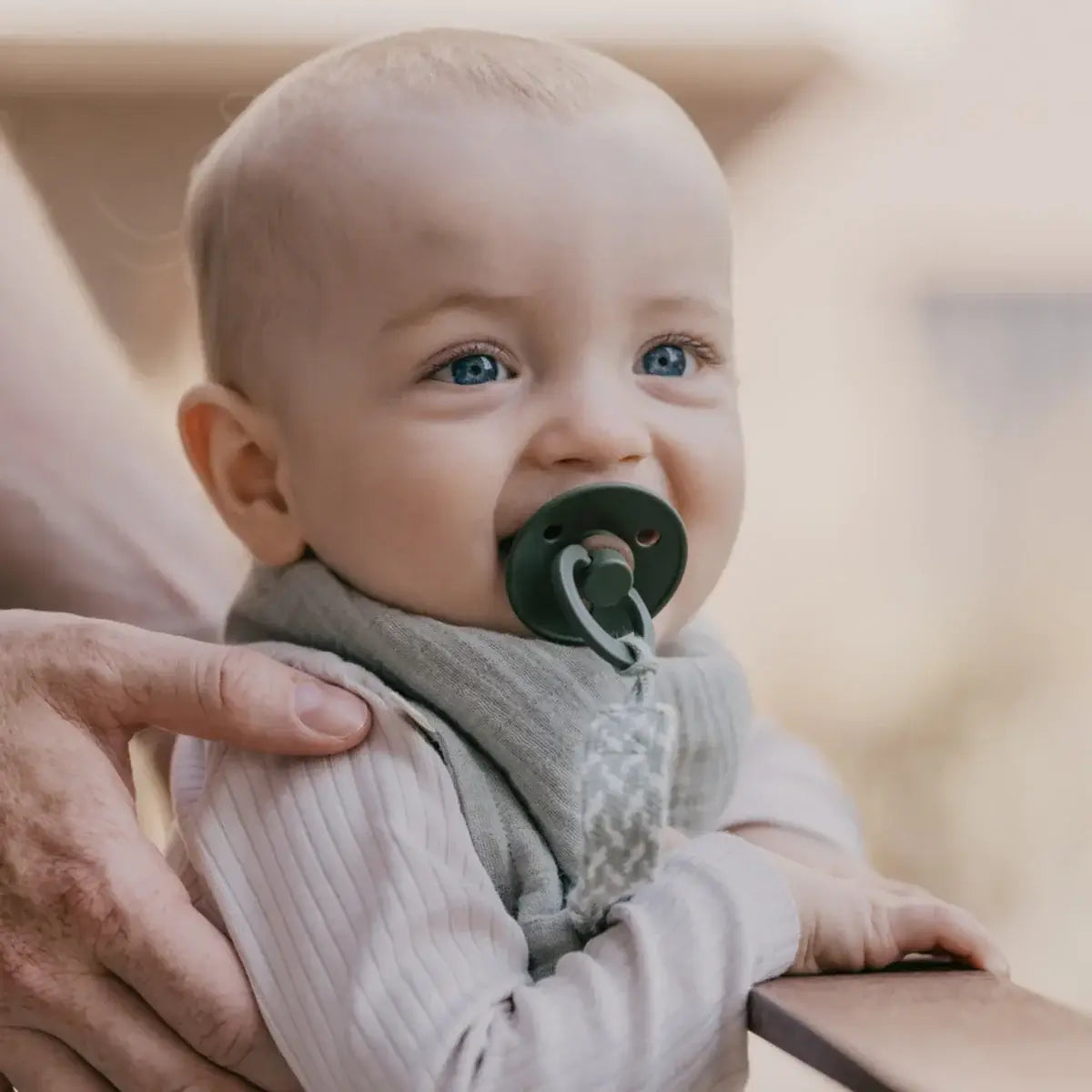 Pacifier Clip - Violet Sky / Mauve