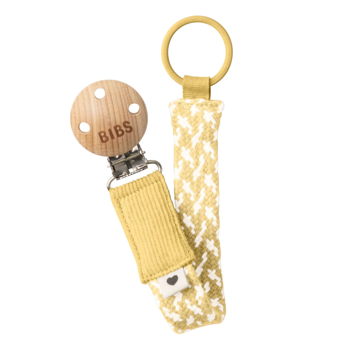 Pacifier Clip - Pale Butter / Ivory