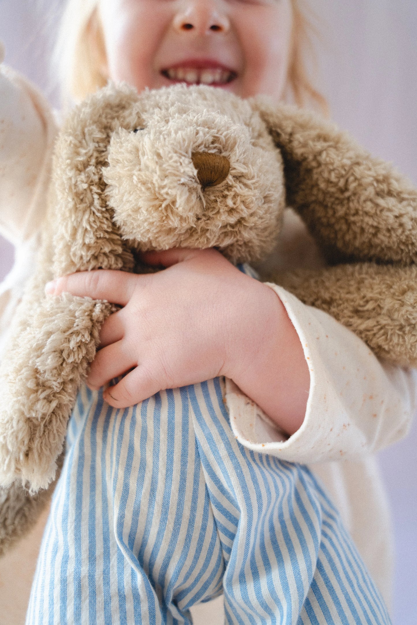 Honey Bunny | Overalls - Blue Stripe