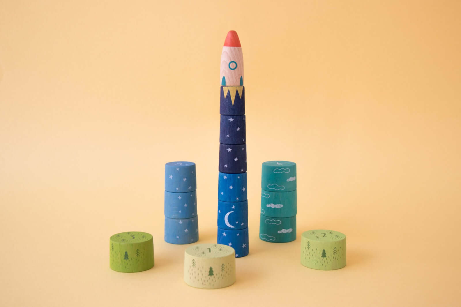 Londji - Up To The Stars | Children's Wooden Building Toy | Arch & Ted - Australia