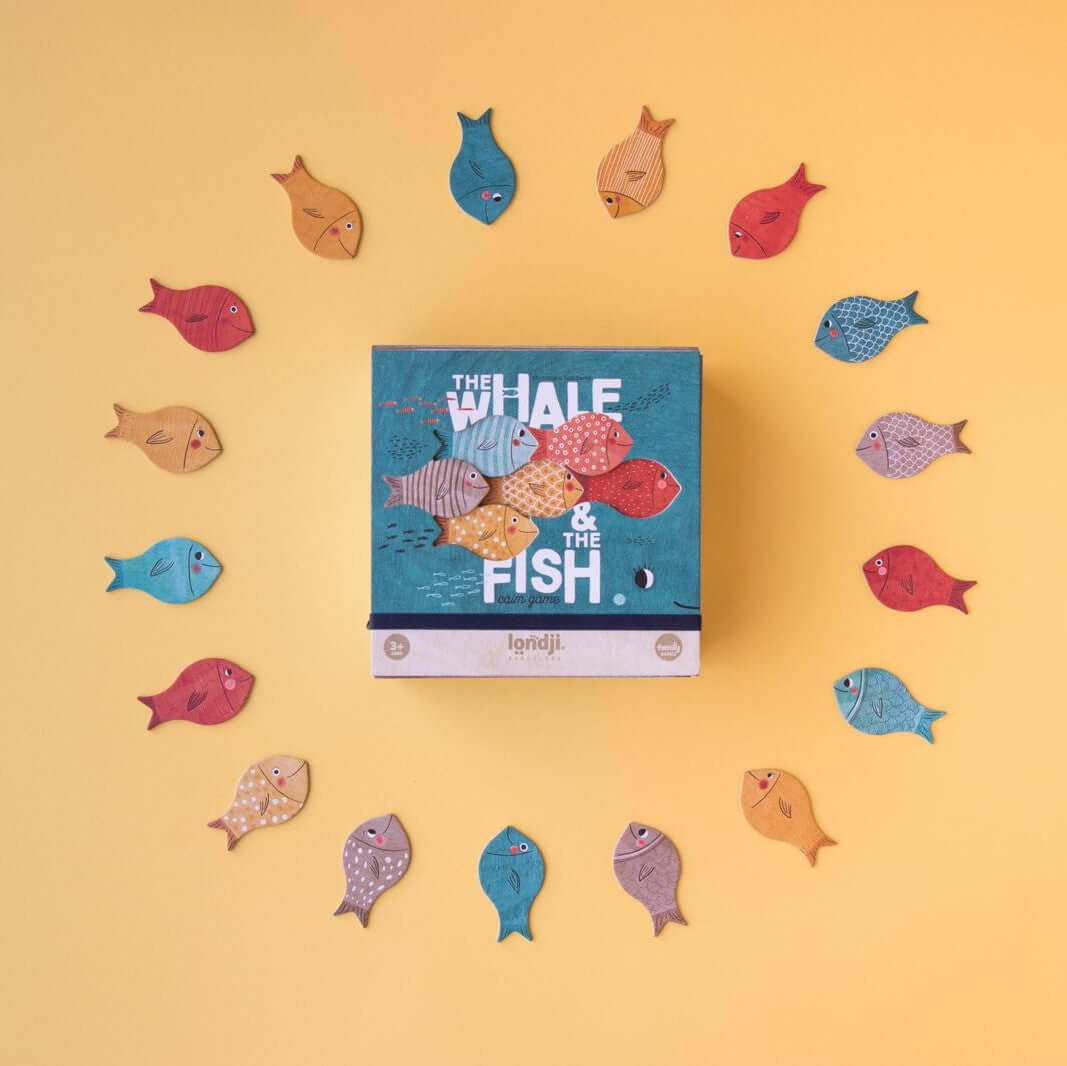 Londji - The Whale & The Fish Game | Children's Puzzle Board Game | Arch & Ted - Australia
